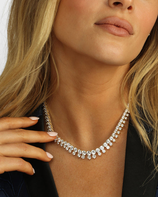 She's an Icon Riviera Tennis Necklace 16"