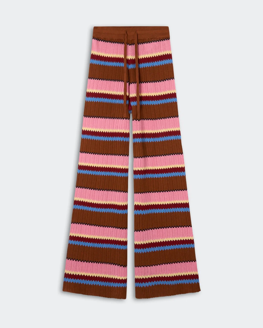 Guest in Residence Palazzo Pant - Burnt Sienna Combo