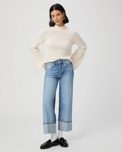 Paige Sasha Ankle Wide Leg Jean