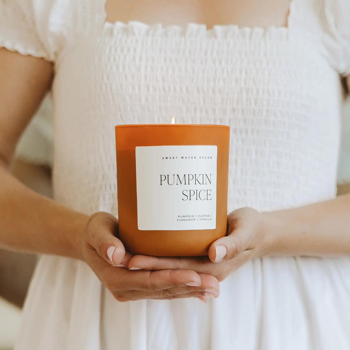 Pumpkin Spice 15 oz Soy Candle, Matte Jar