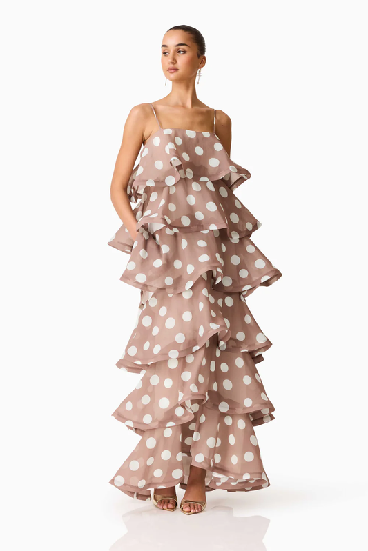 ELLIATT Sola Tiered Maxi Dress