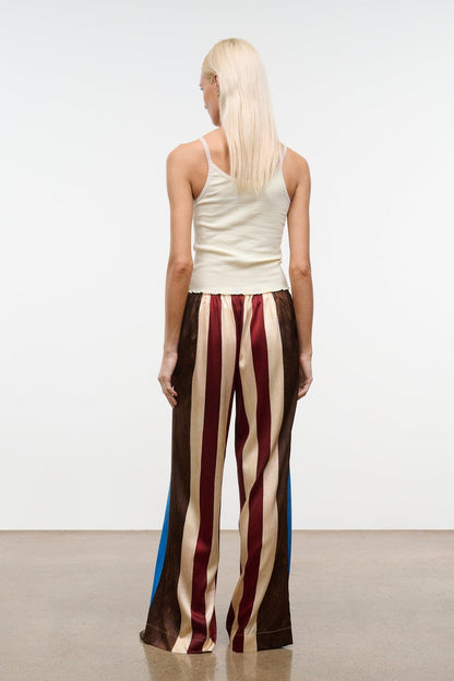 STAUD Stroll Pant - Caffe Stripe