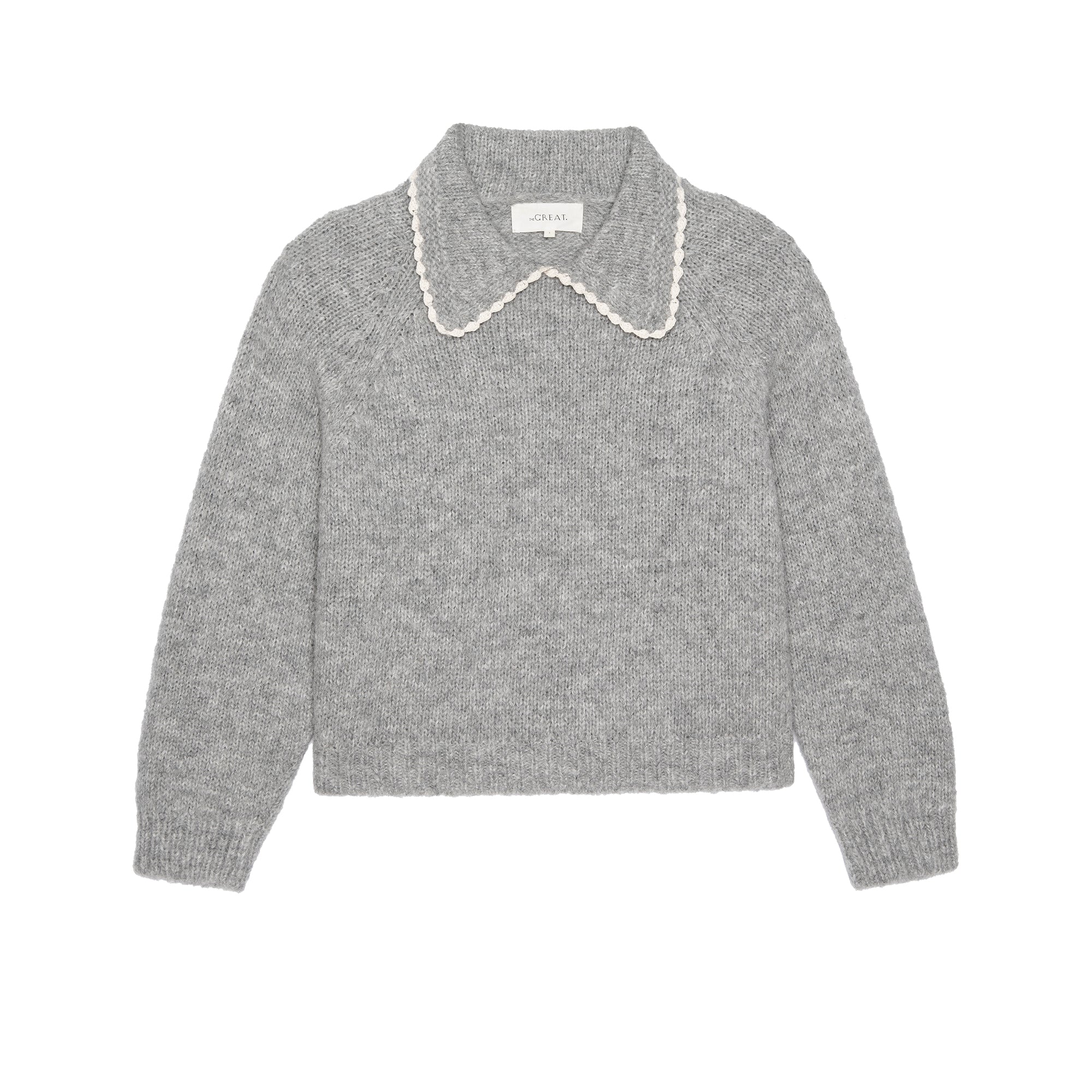 The Great The Crochet Collar Pullover – Shop at the Mix