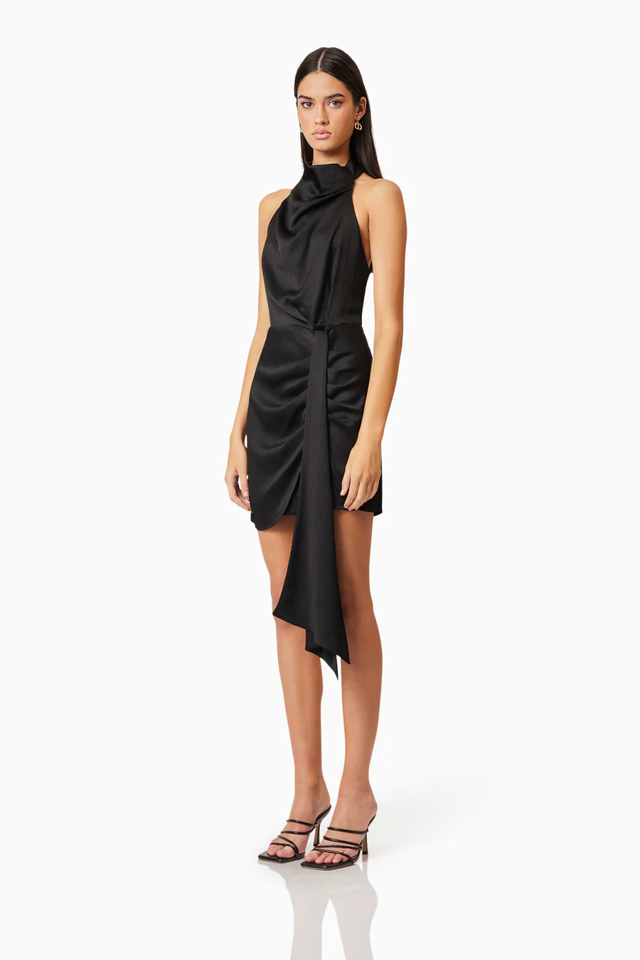 ELLIATT Myra Mini Halter Dress in Black – Shop at the Mix ELLIATT Myra Mini Halter Dress in Black – Shop at the Mix