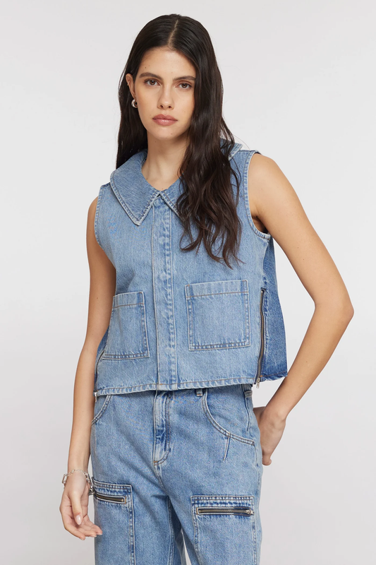 Seventy + Mochi Zuri Vest In Two Tone