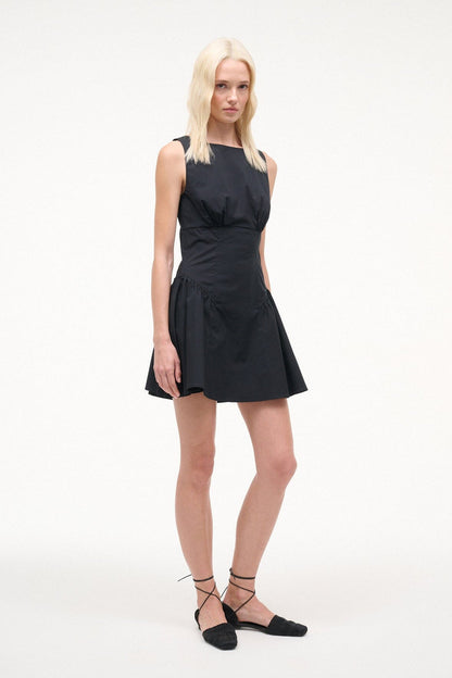 STAUD Gwen Mini Dress - Black