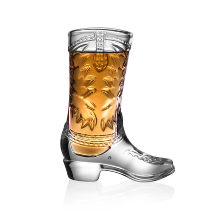 Whiskey & Rye Cowboy Boot Shot Glass, Set of 6