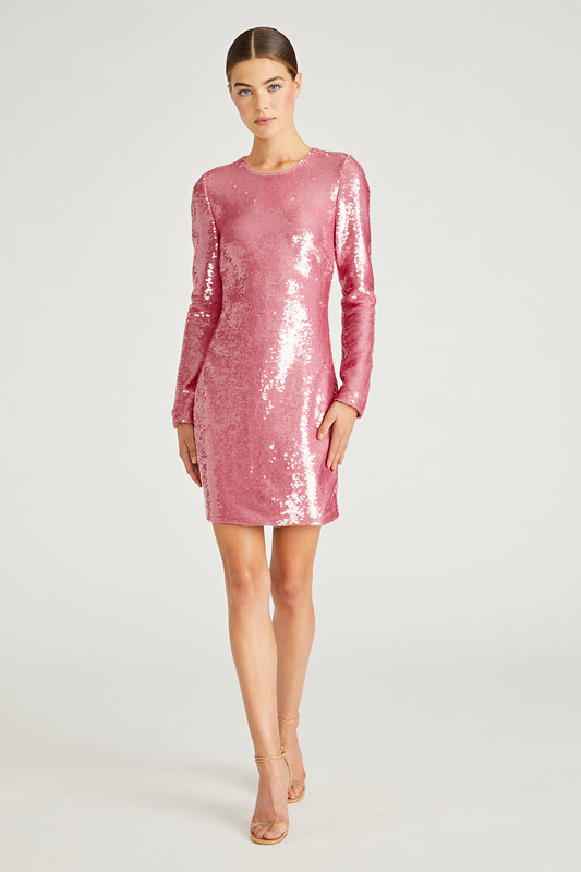 MONIQUE LHUILLIER CLAIRE SEQUINS DRESS