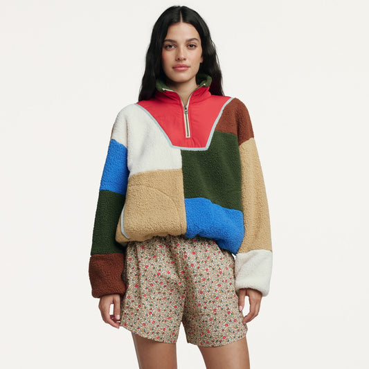 The Great Plush Coloblock Sierra Pullover