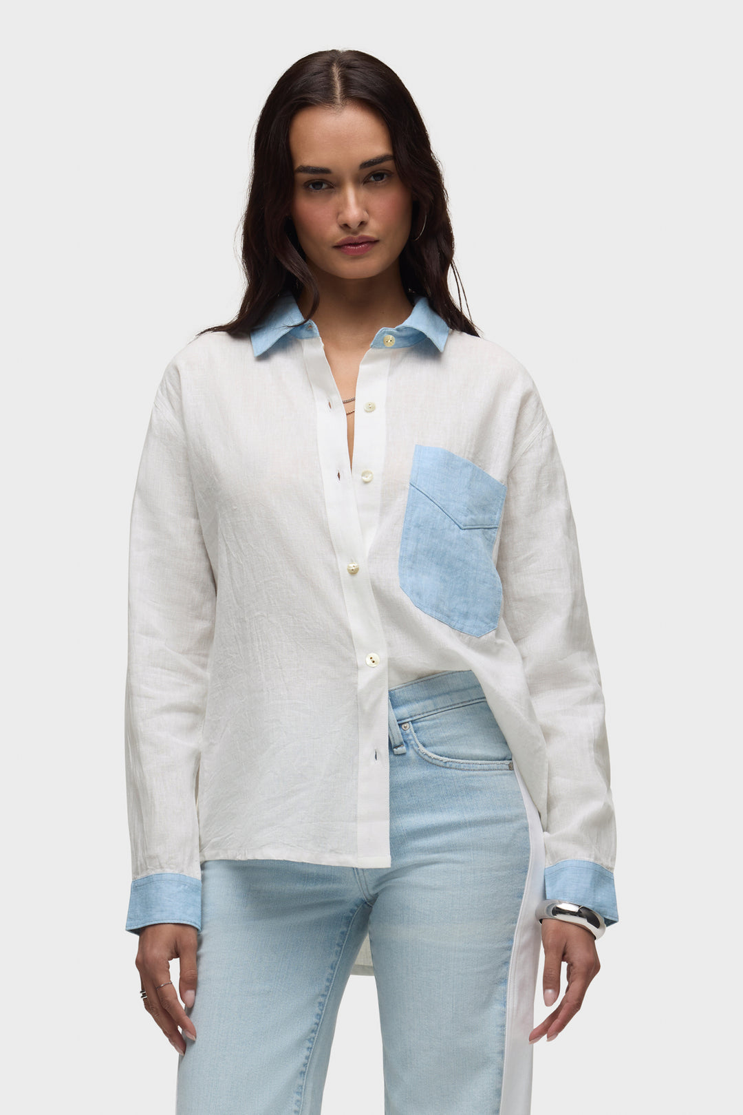 HUDSON Oversized Button Down Shirt