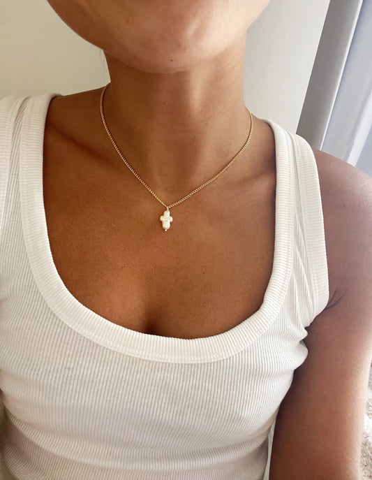 MDesigns Mini Cross Necklace