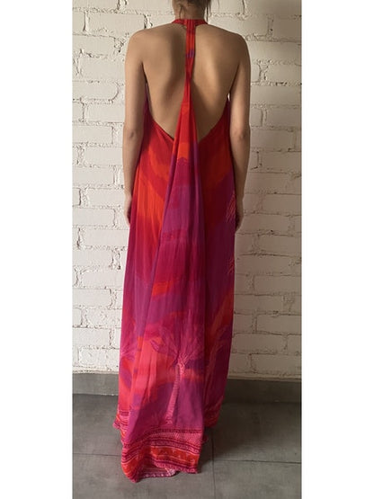 HEMANT & NANDITA SOMA LONG DRESS