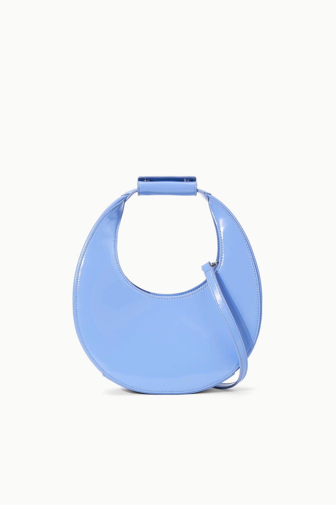 Staud MINI MOON BAG BLUE HYDRANGEA