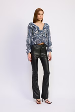 En Saison Cypress Peplum Top