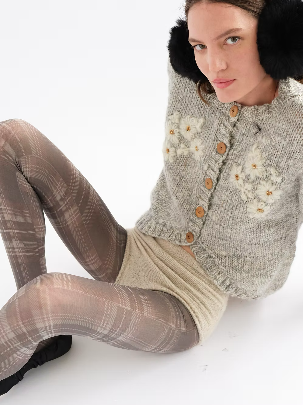 Tach Carmella Hand Embroidered Cardigan