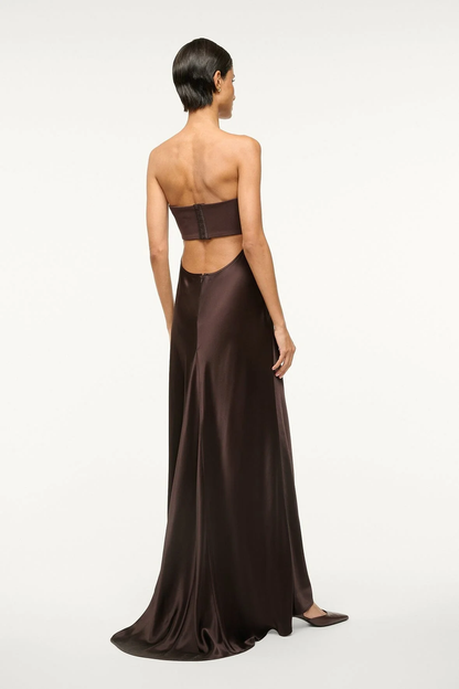 Staud Wayfaring Dress in Dark