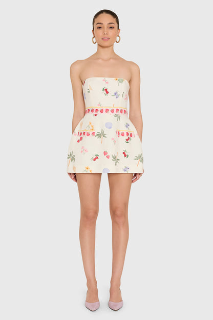 Amanda Uprichard Bethany Romper in Boardwalk