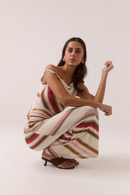 Sovere Cyrus Maxi Dress - Latte