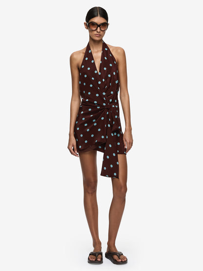 BEC + BRIDGE Mathilde Halter Mini Dress