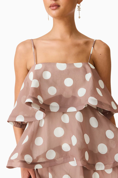 ELLIATT Sola Tiered Maxi Dress