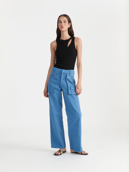 Ena Pelly Monica Denim Cargo Pant