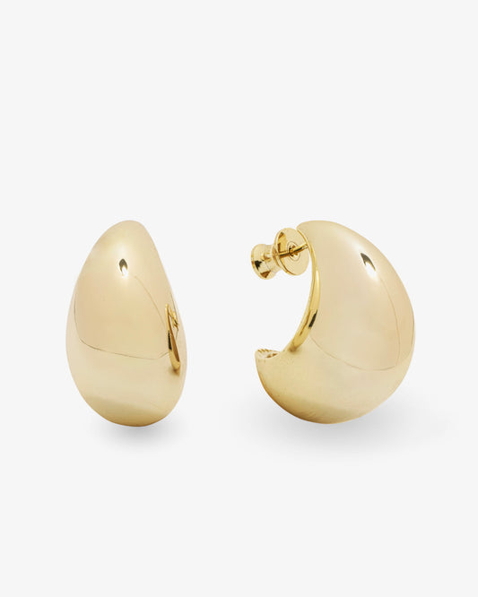 "She's So Smooth" Mama Teardrop Hoops