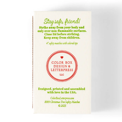 Christmas Tree Safety Matches