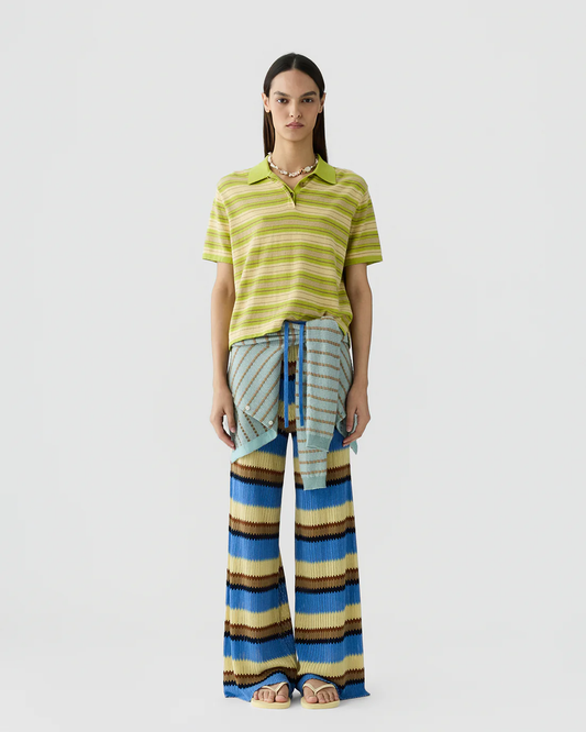 Guest in Residence Short Sleeve Stripe Rugby - Evoo Combo