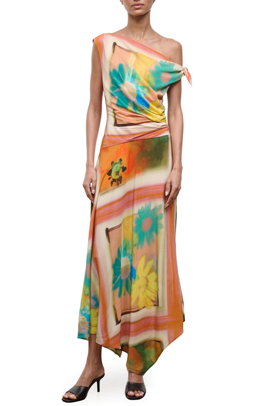 STAUD Portia Dress - Superbloom Scarf