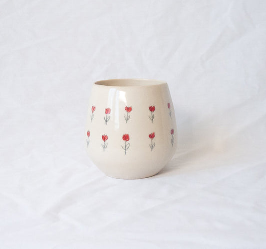 Red Tulip Wine Cup