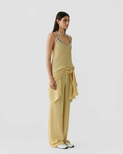 Guest In Residence Breezy Ribbed Tank