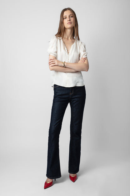 Zadig & Voltaire Twity Satin Blouse