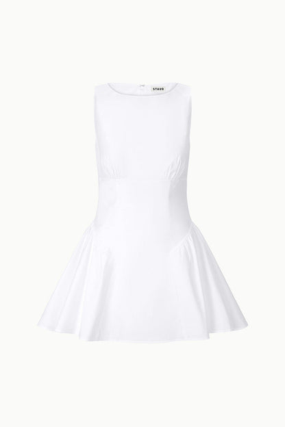 STAUD Gwen Mini Dress - White