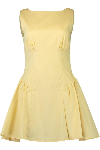 STAUD Gwen Mini Dress - Butter