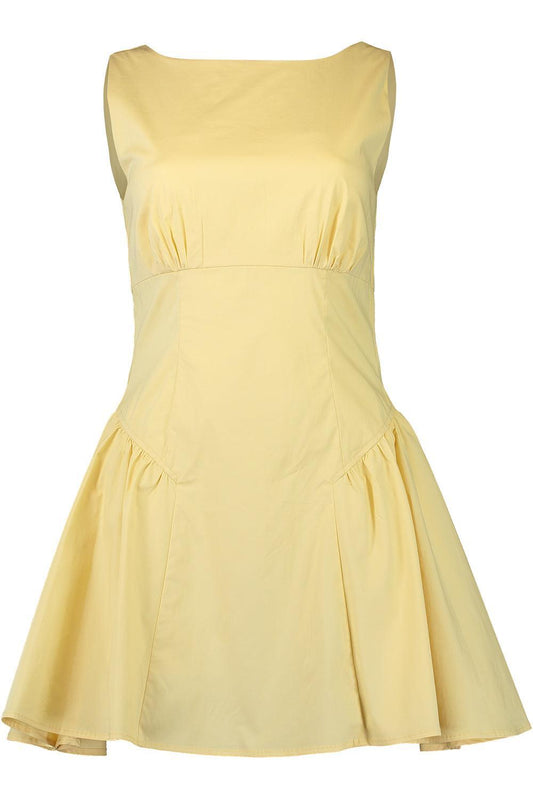 STAUD Gwen Mini Dress - Butter