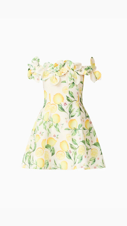 ELLIATT Hana Mini Dress - yellow