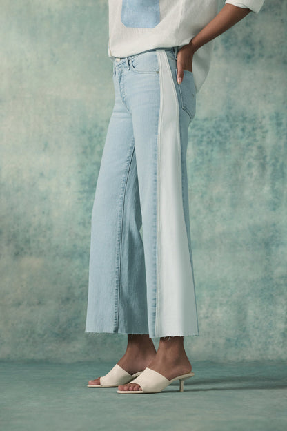 HUDSON Rosie Wide Leg Jeans - Ice Out