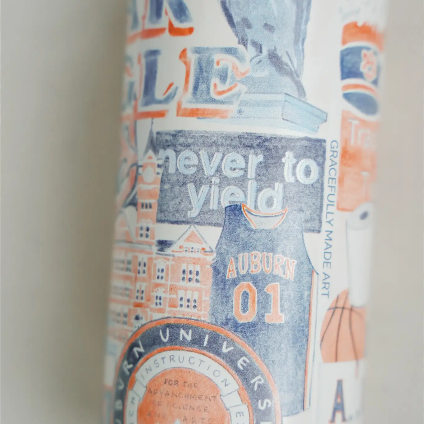 Auburn University 32 oz Insulated Water Bottle