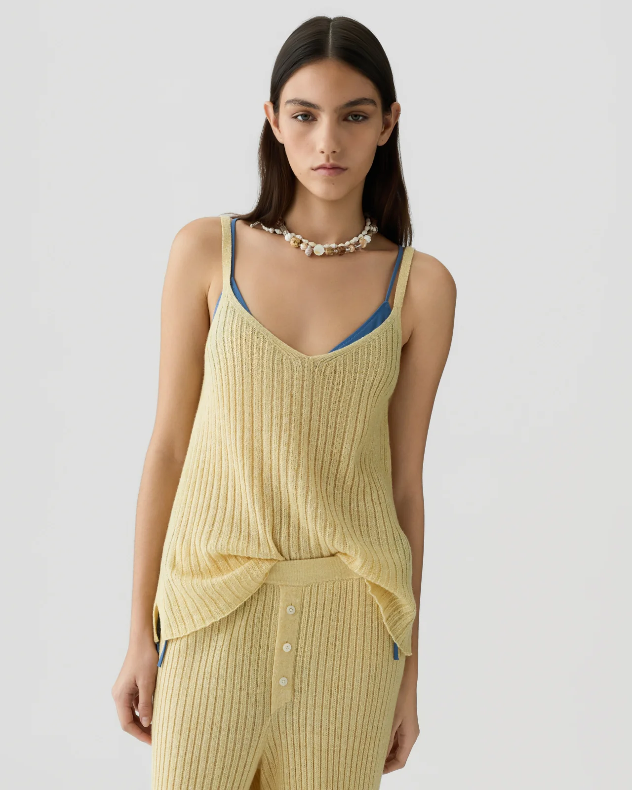 Guest In Residence Breezy Ribbed Tank