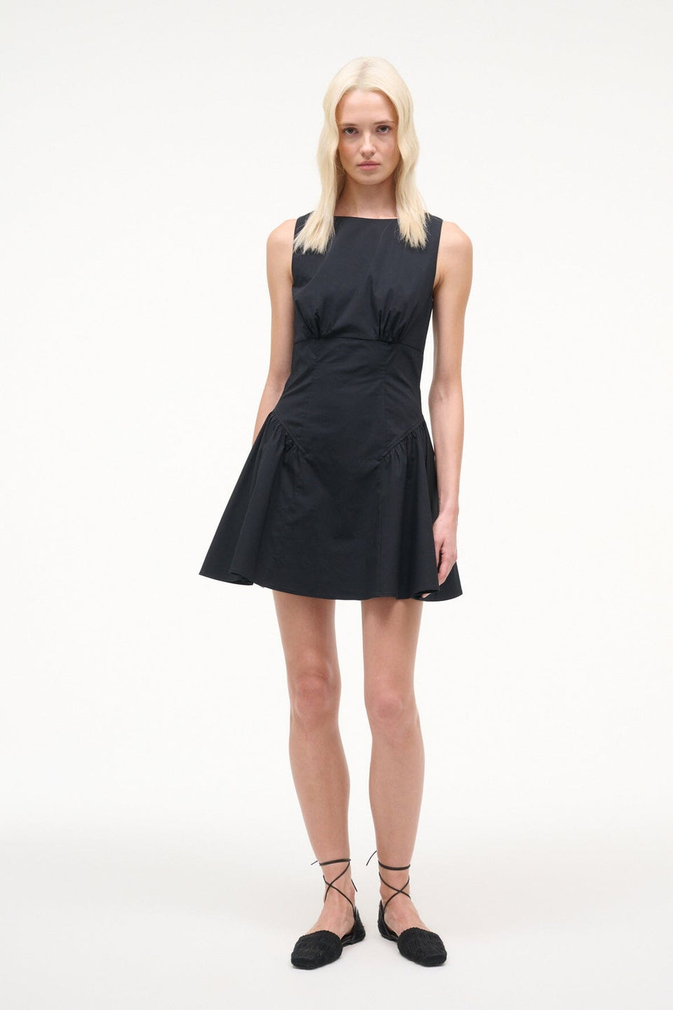 STAUD Gwen Mini Dress - Black