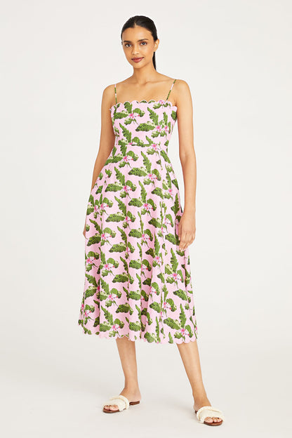 Amur Tori Midi Dress - Melon Palm