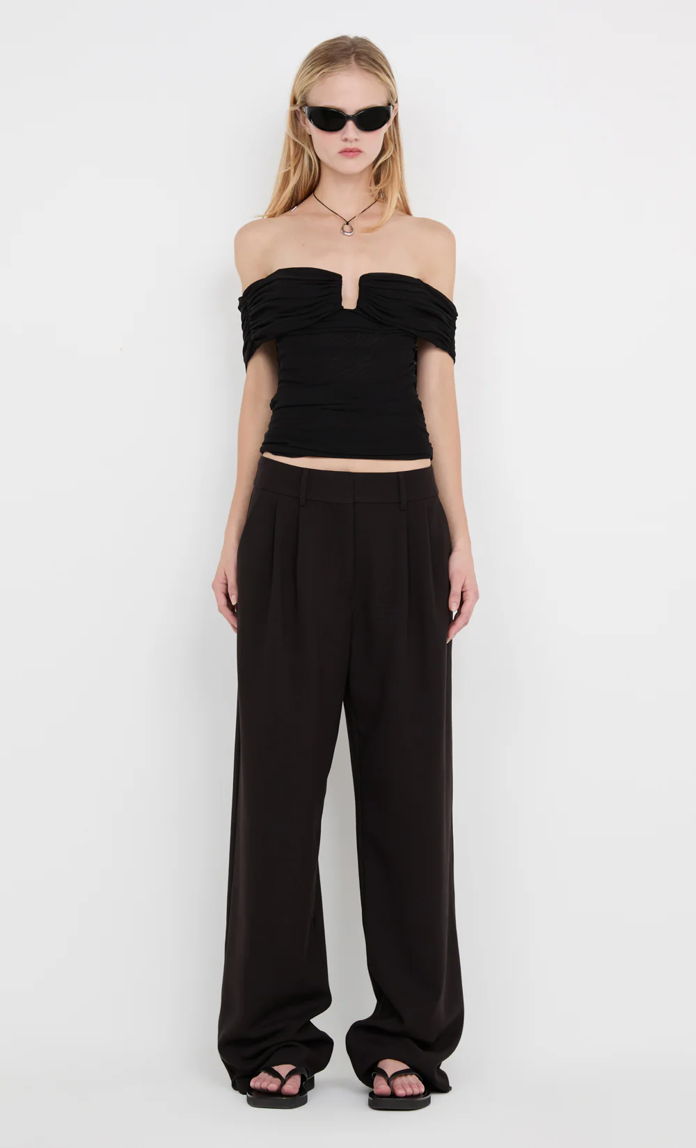 Bec + Bridge CAMILLE OFFSHOULDER TOP