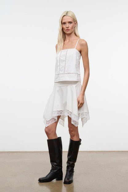 STAUD Layla Skirt - Ivory