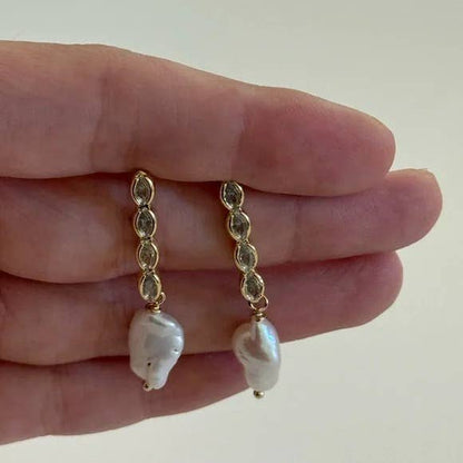 Jenna Peal Drop Earrings