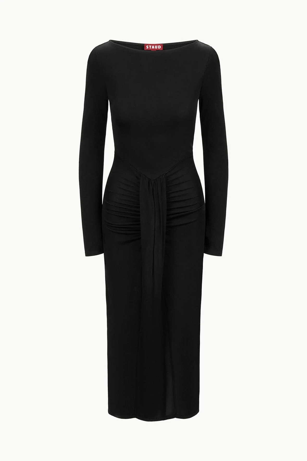 STAUD, Gres Dress in Black, Size Small