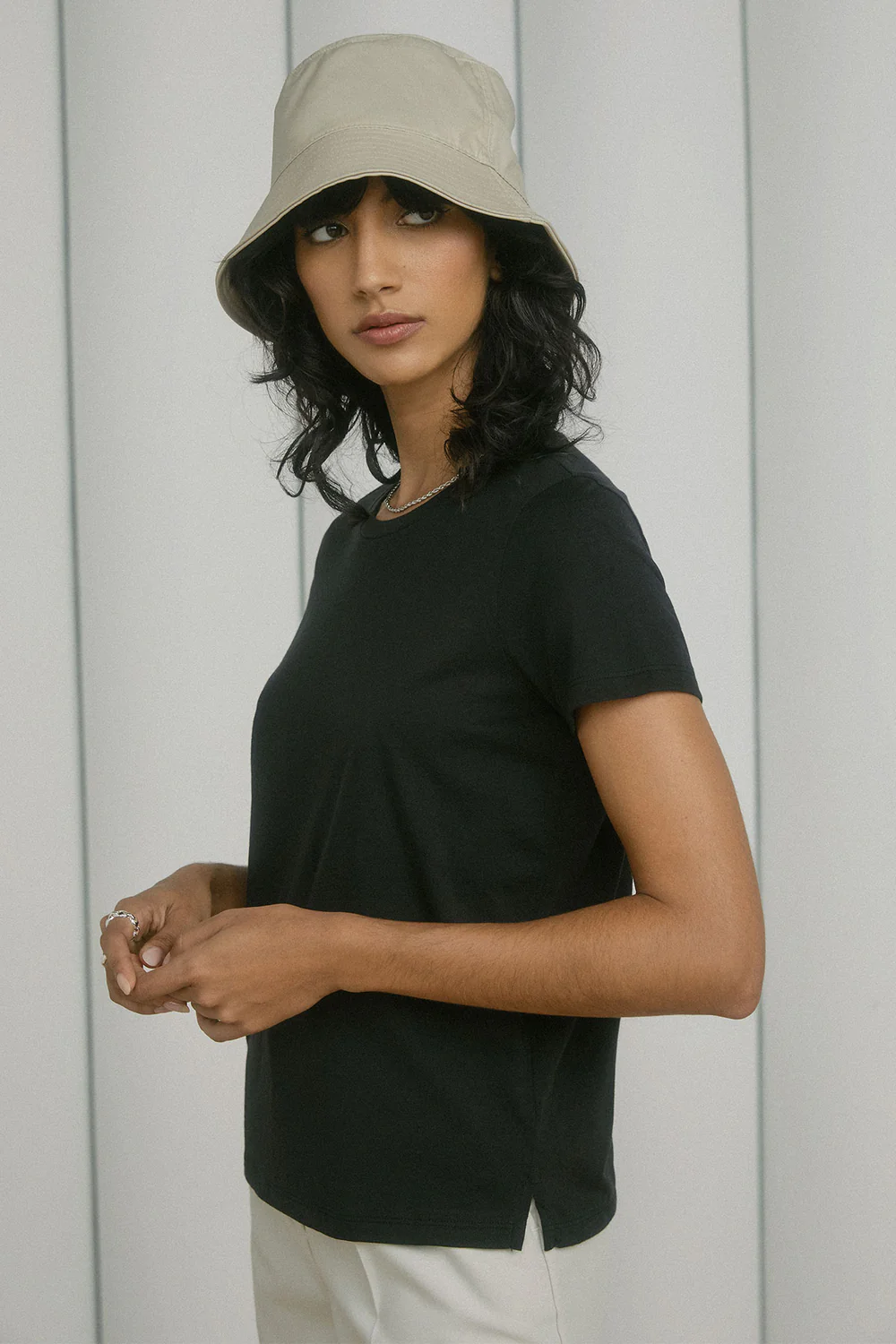 Goldie Organic Boy Tee - Black