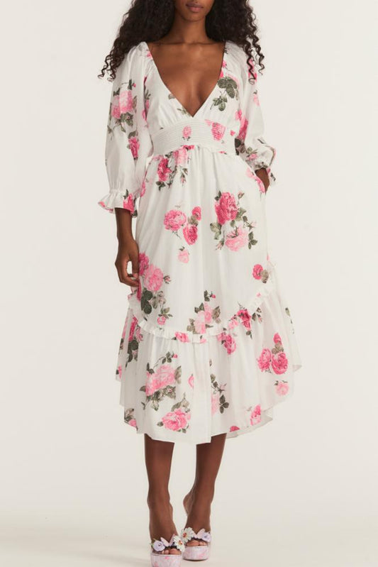 LoveShackFancy Firefly Dress - Paradise Pink