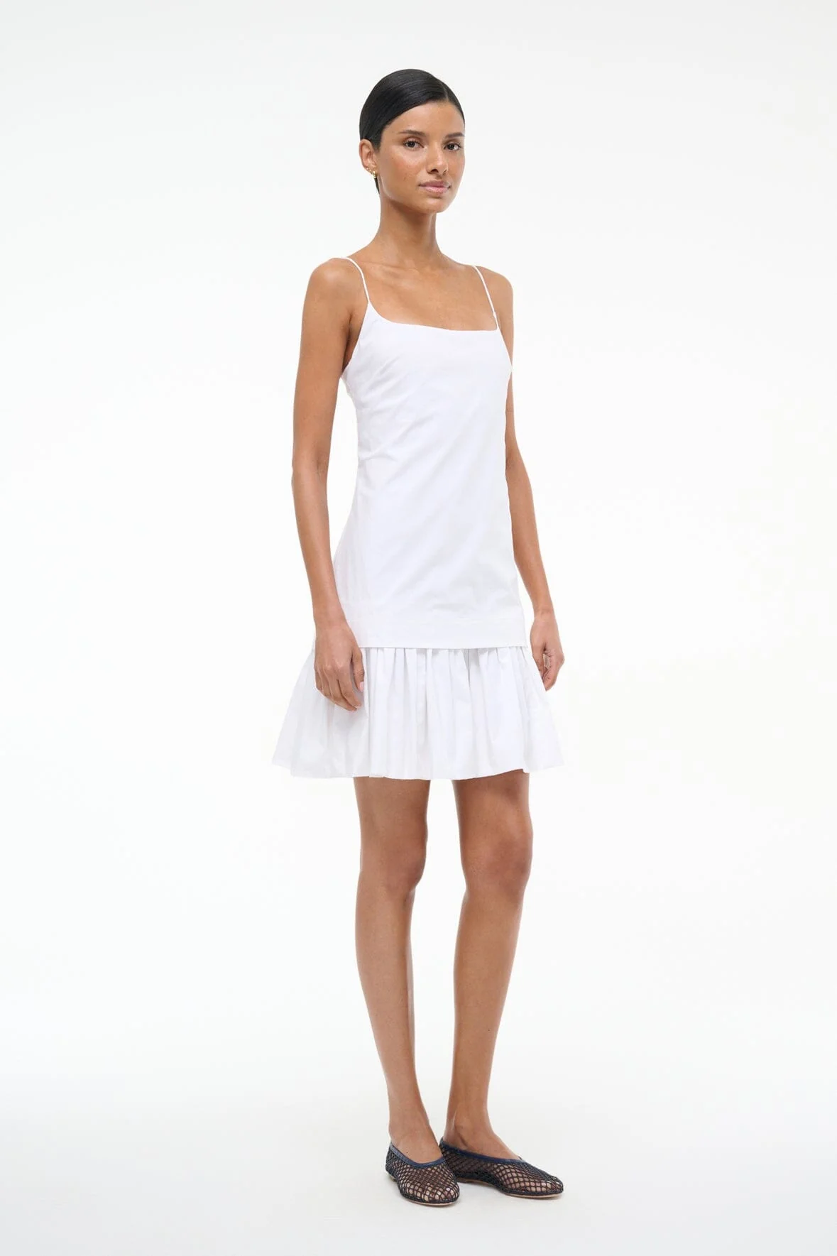 Staud Ari Mini Dress - White