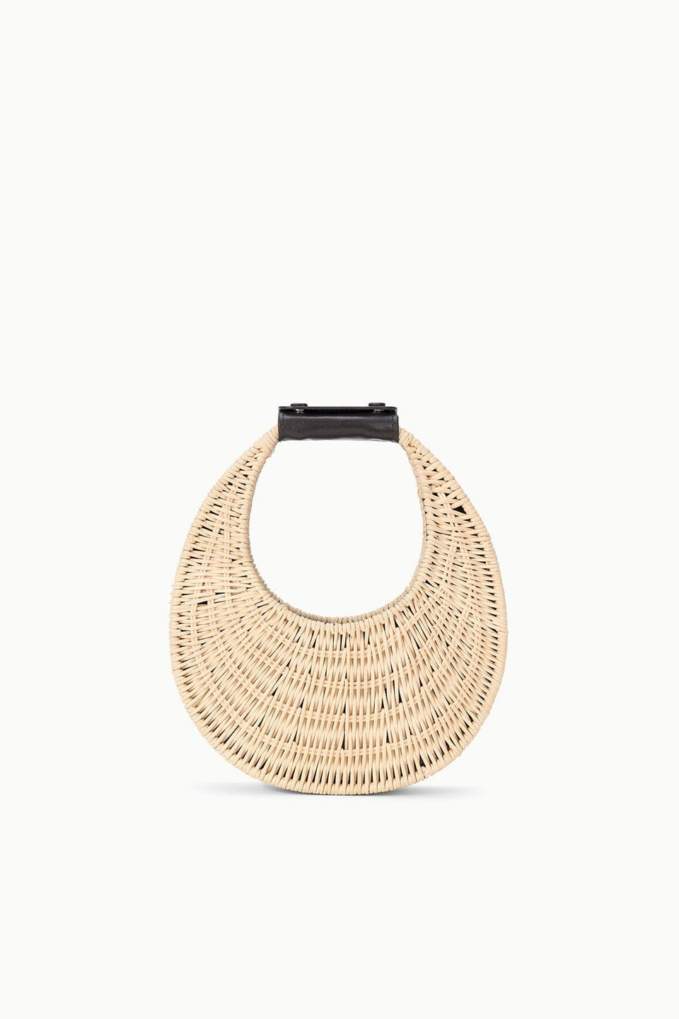 STAUD Good Night Moon Wicker Bag - Natural