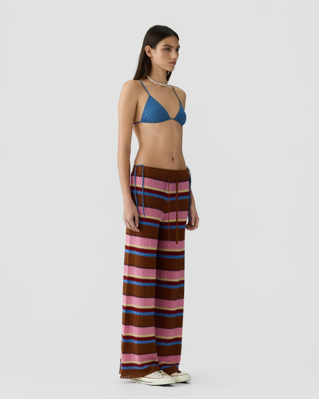 Guest in Residence Palazzo Pant - Burnt Sienna Combo